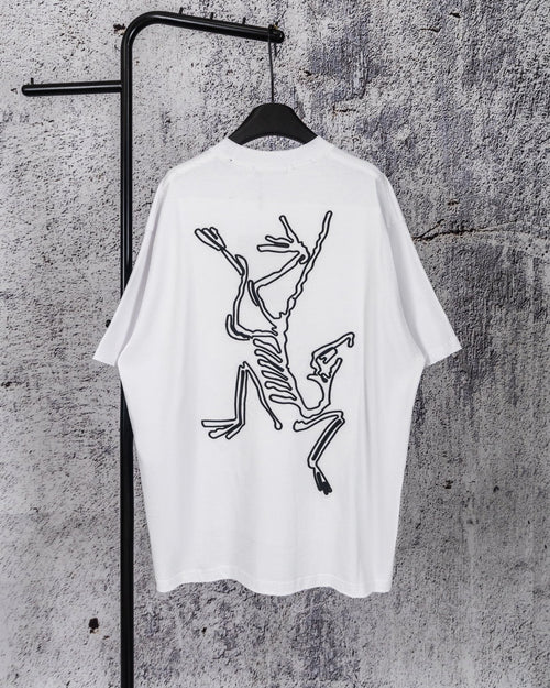 Arc'teryx Arc'Multi Bird Logo Short‑Sleeve T‑Shirt（White Light）